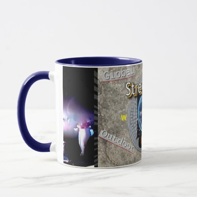 Rua eu sou caneca do logotipo (Esquerda)