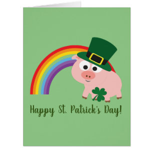Rua Feliz, Cartão de Porco de Leprechaun do Dia d