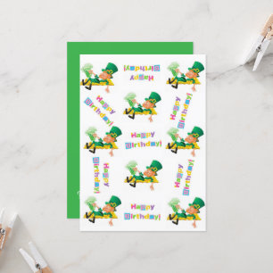 Rua, Feliz Convite de Aniversário do Dia de Patric