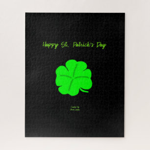 Rua Feliz. Quebra-cabeça de Dia de Patrick 16" X 2