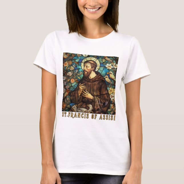 Rua: Francis da Camisa de Assisi para Mulheres Cri (Frente)