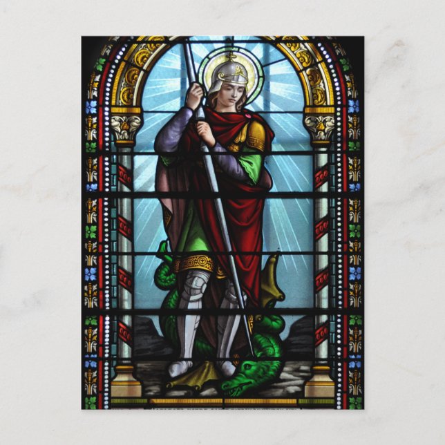 Rua George e o cartão postal do dragão (Frente)