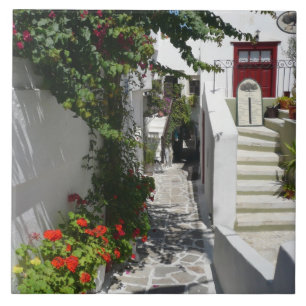 Rua grega da ilha