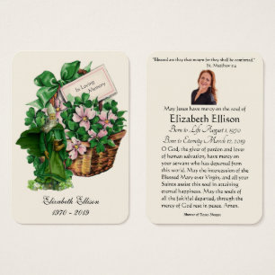 Rua Irlandesa Patrick Funeral Memorial Prayer