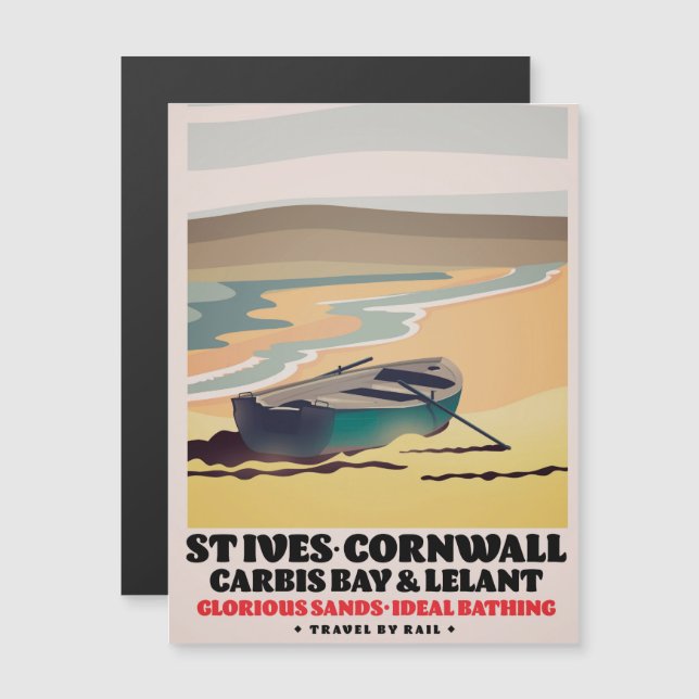 Rua Ives Cornwall Poster de viagens (Frente/Verso)