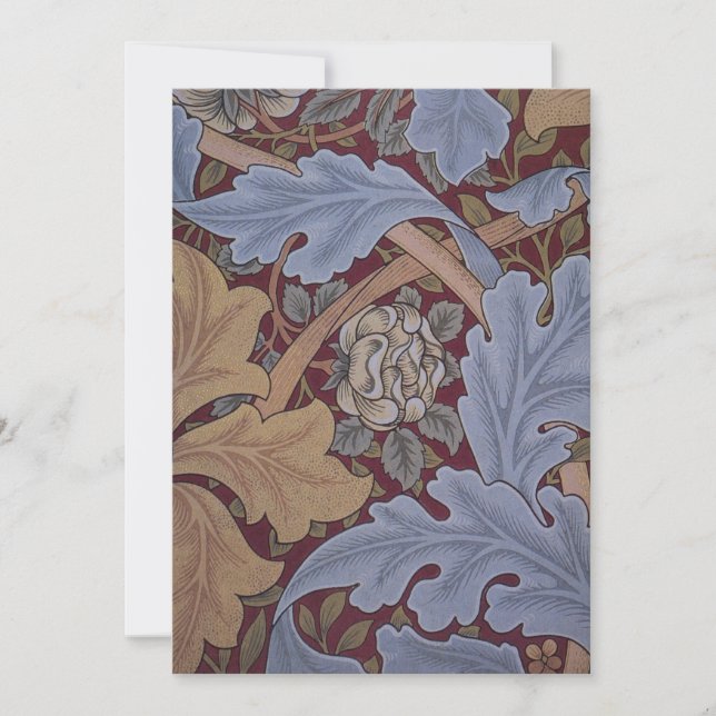 Rua James Acanthus Leaf Pattern de William Morris (Frente)