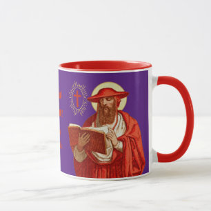 Rua. Jerome como Cardeal com a Caneca de Livro (P