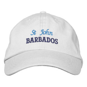Rua John, Barbados bordou o Boné de beisebol