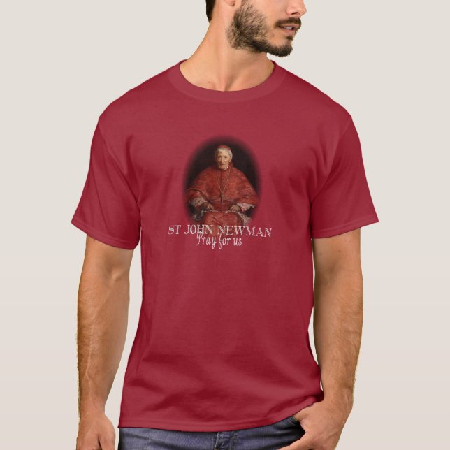 Rua John Henry Newman - Camiseta Santo católica (Frente)