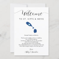 Rua. Kitts & Nevis Wedding - Letra Itinerária