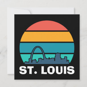 Rua Louis Arch Retro Sunset Cityscape