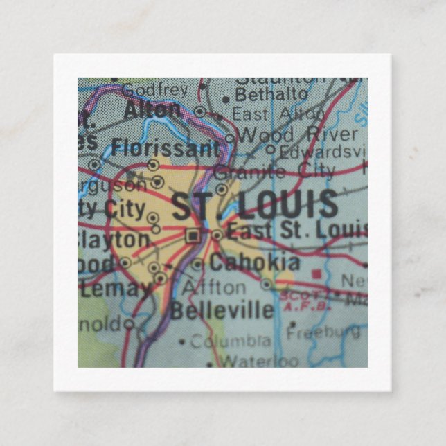 Rua Louis, mudamos o novo cartão de endereço (Frente)