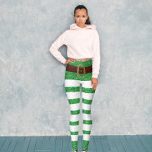 Rua Lucky Green Leprechaun. Leggings do Dia de Pat