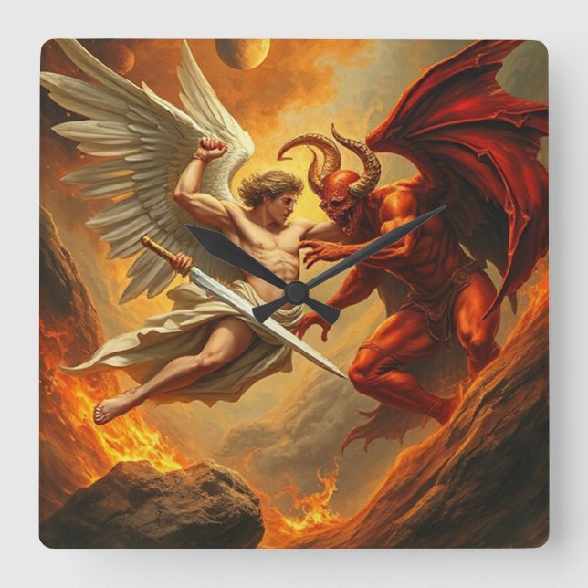 Rua Michael o Arcanjo Joga Relógio do Diabo (Frente)