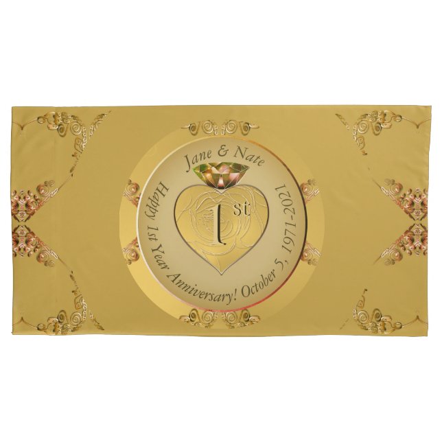 rua/Ouro de aniversário de 50 anos de casamento (Frente-Esquerda)