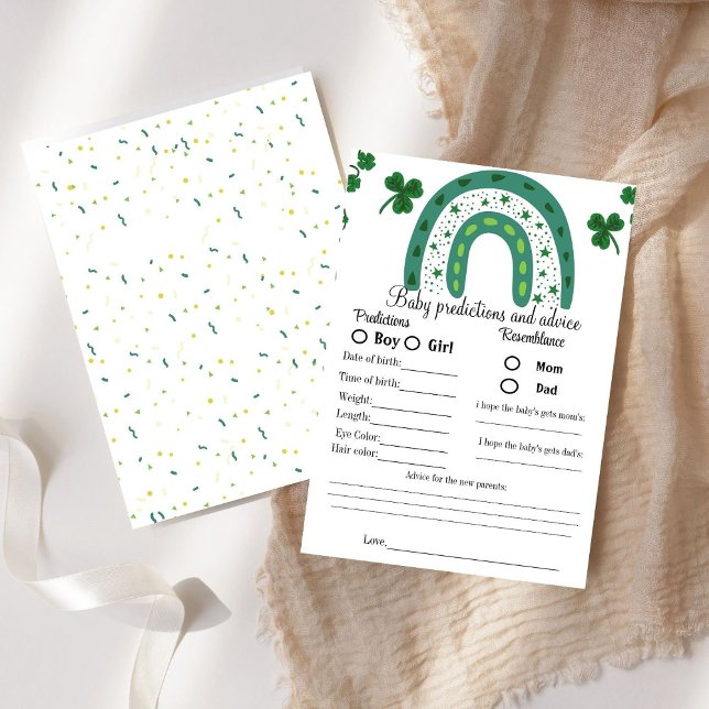 Rua Patrick chá de fraldas predição jogo exposição (Criador carregado)