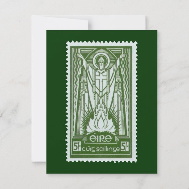 Rua: Patrick Irish Postage Stamp (Frente)