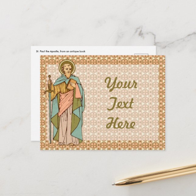 Rua. Paul o Apóstolo (RLS 13) Cartão postal 1 (Frente/Verso In Situ)