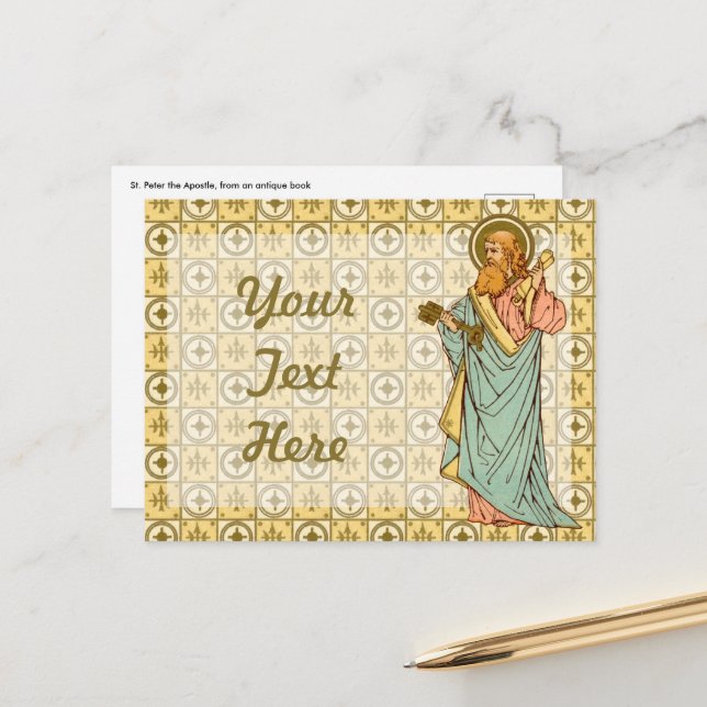 Rua. Peter the Apostle (RLS 14) Cartão postal 1 (Frente/Verso In Situ)