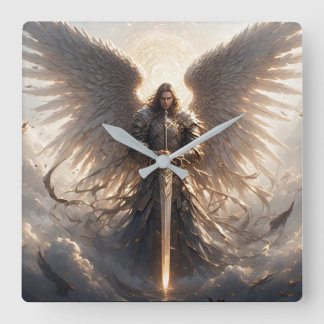 Rua poderosa Michael, o Relógio de Parede Arcanjo