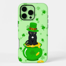 Rua, Pote de Shamrock do Dia de Patrick de Gato Ne