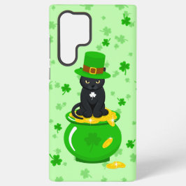 Rua, Pote de Shamrock do Dia de Patrick de Gato Ne