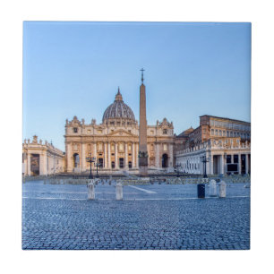 Rua. Praça de Peter em Cidade Vaticano - Roma, Itá