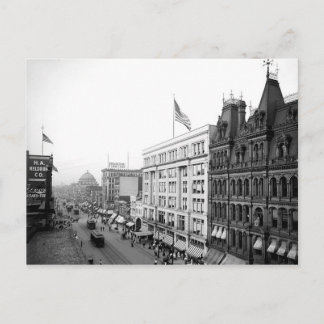 rua Principal 1904. Cartão postal Buffalo NY