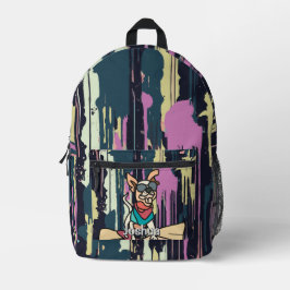 Rua Retro Cachorro com Óculos Solares no skate