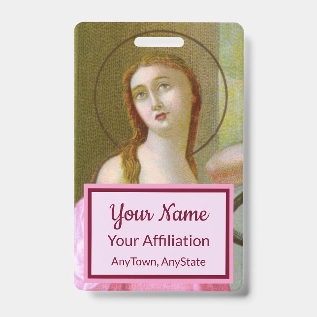 Rua Rosa Dupla. Agatha (M 003) Crachá 4 (Frente)