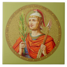 Rua. Sebastian (SNV 24) (Imagem redonda) Azulejo 2