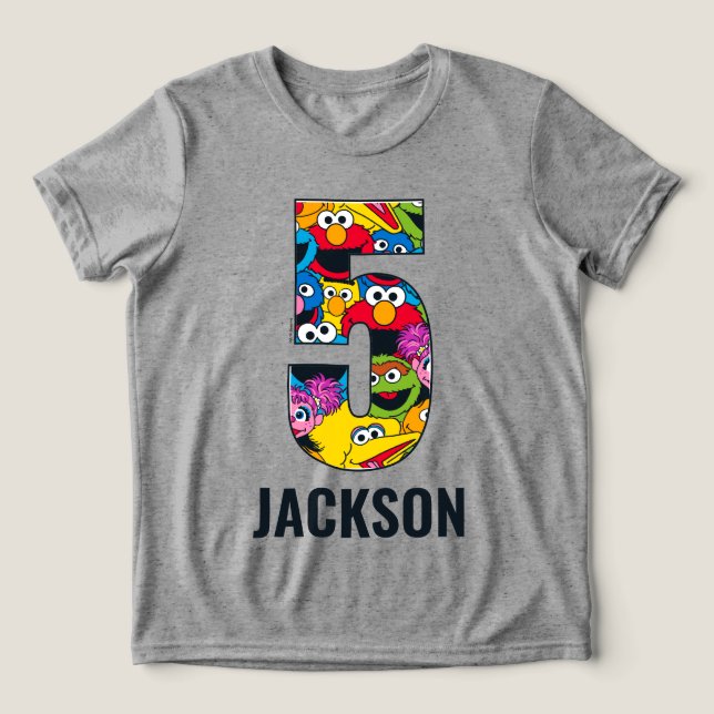 Rua Sésamo - Camisa de Exemplo (Design frontal)