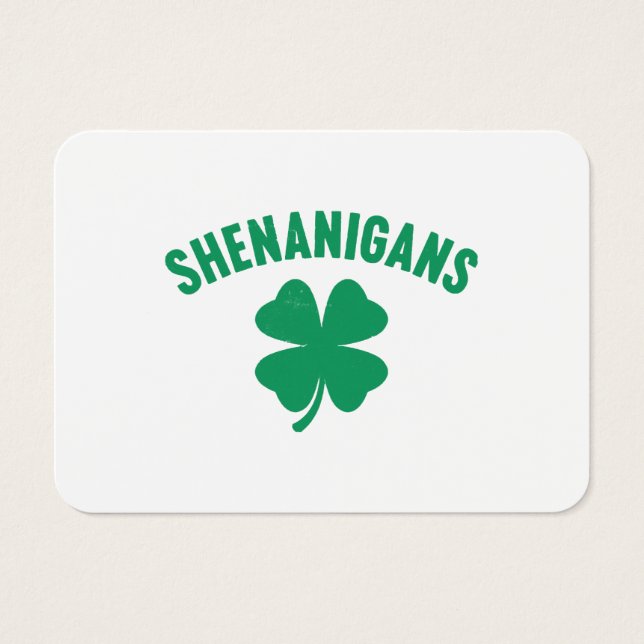 Rua Shenanigans Shamrock. (Frente)