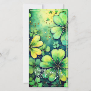 Rua, Sorte do Dia de Patrick - Camarões Aquarela �