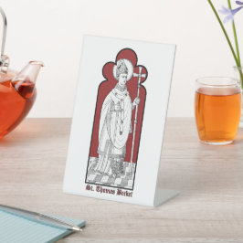 Rua. Thomas Becket Segurando uma Espada (M 033)