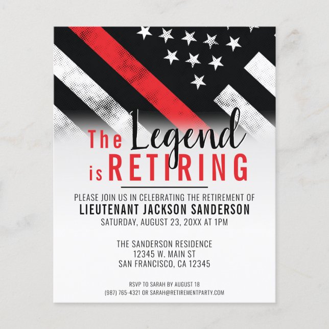 Rua Vermelha do Bombeiro do Orçamento (Frente)