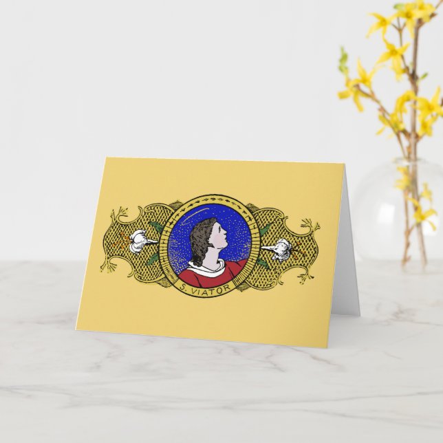 Rua. Viator de Lyon, o Cartão Catecista (LD 001) (Flor Amarela)