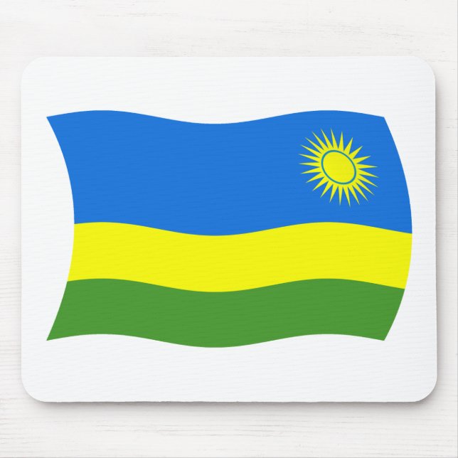 Ruanda Flag Mousepad (Frente)