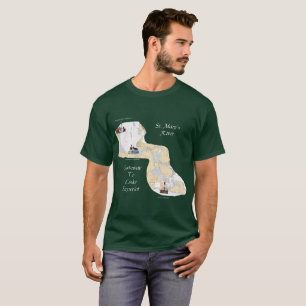 Ruas. A passagem do rio Mary até a camisa do Lago