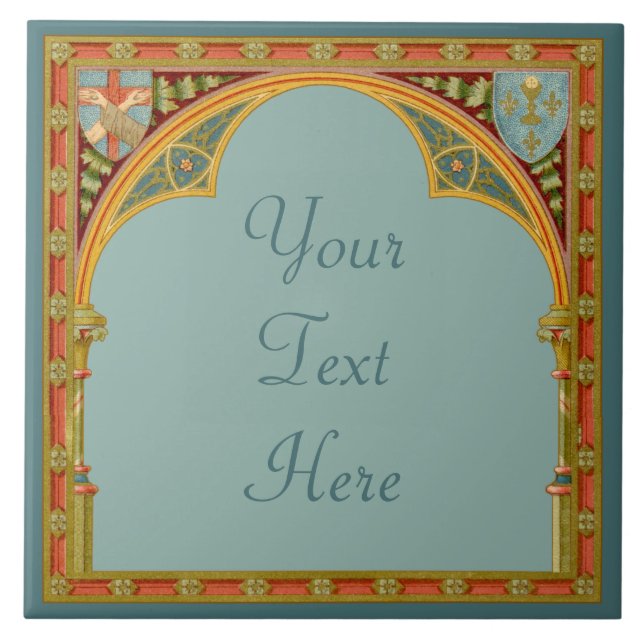 Ruas. Arco de folha de papel (SAU 27) Azulejo cerâ (Frente)