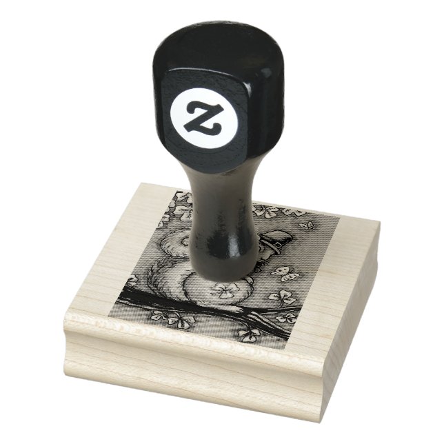 RUAS. CARIMBO DE BORRACHA SQUIRREL DO DIA DE PATRI (Carimbo)