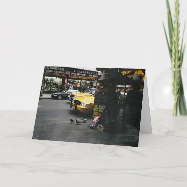 “Ruas da Cidade de Nova York” Cartão de Melhoras (Frente)