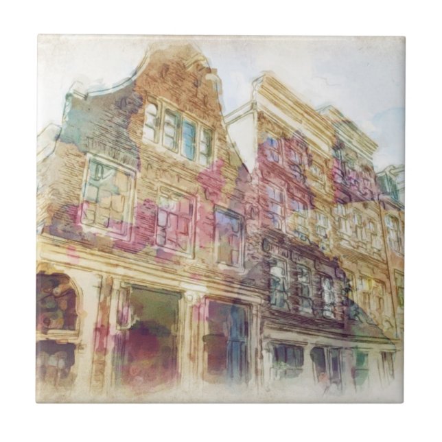 Ruas de Amsterdão velha (Frente)