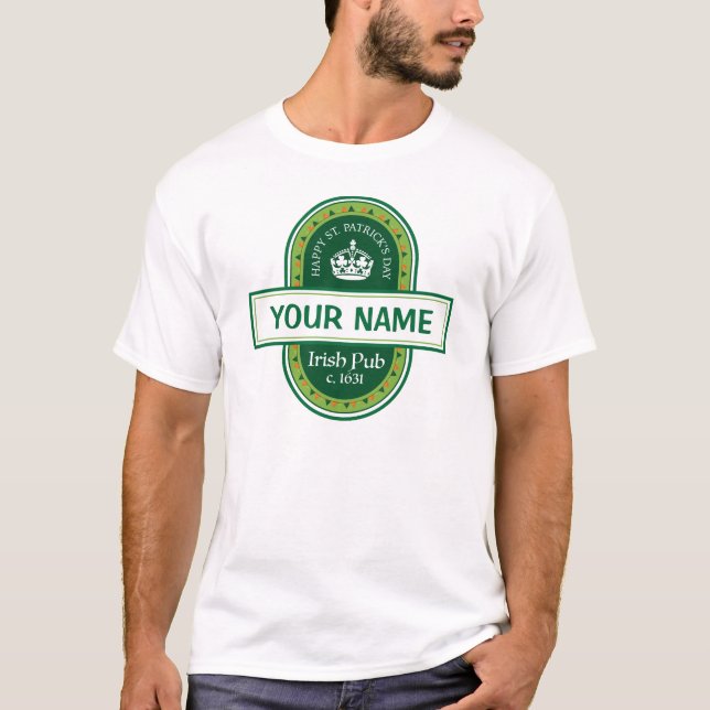 Ruas Felizes Personalizadas. Homens de Camisetas d (Frente)