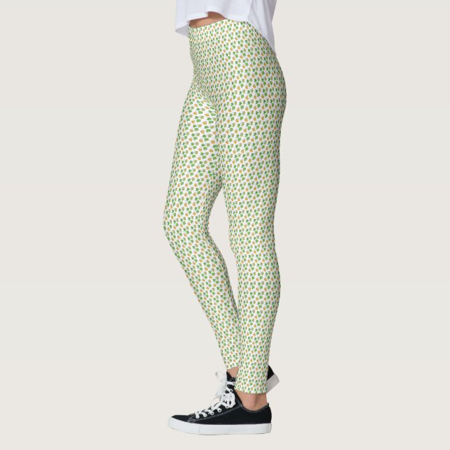 Ruas, leggings do dia de Patrick (Esquerda)