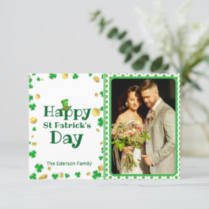 Ruas personalizadas. Cartão com fotos do dia de Pa