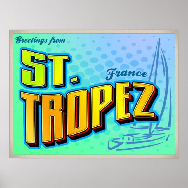 RUAS. TROPEZ POSTER (Frente)