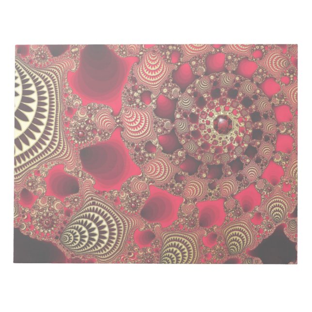 Rubies e Bloco de notas Dourado (Frente)