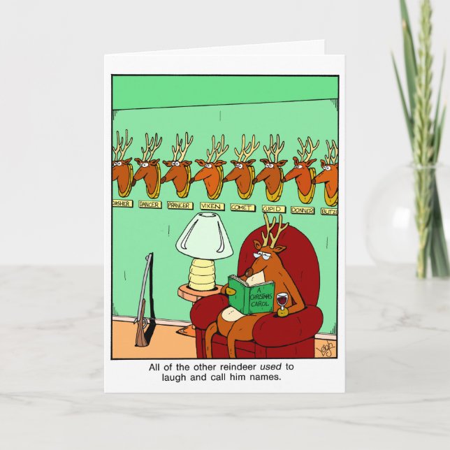 Rubos Todos os outros cartões de Natal de rena (Frente)