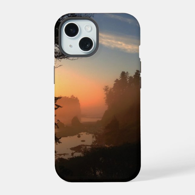 Ruby Beach Through Trees (Verso)